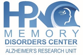 HPN Memory Disorders Center & Alzheimer's Research Unit logo