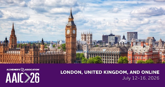 AAIC 2026 London, United Kingdom & Online, July 12-16, 2026 banner